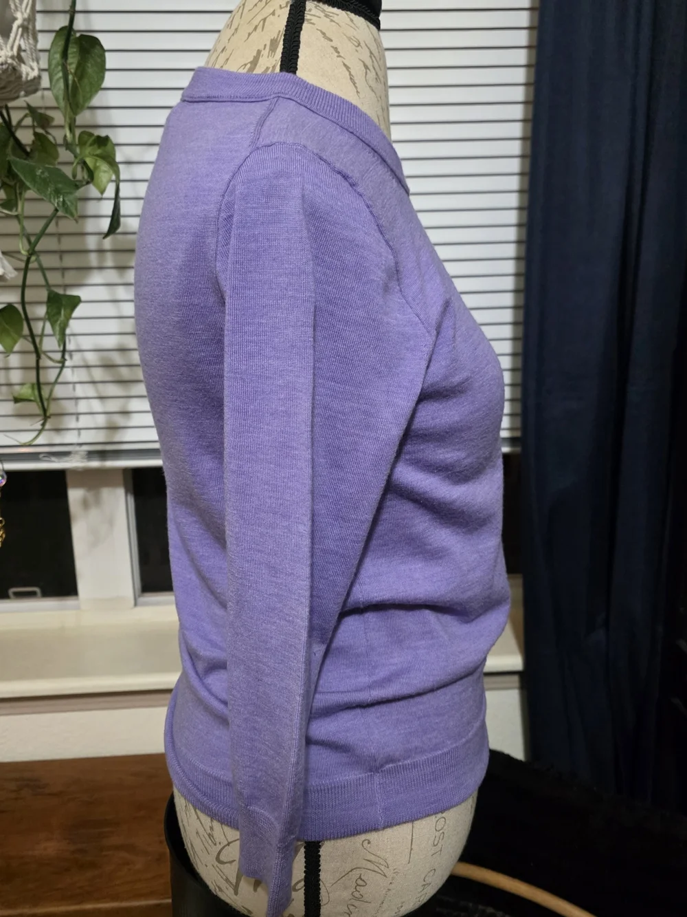 J. Crew Lavender Crewneck Merino Wool Sweater